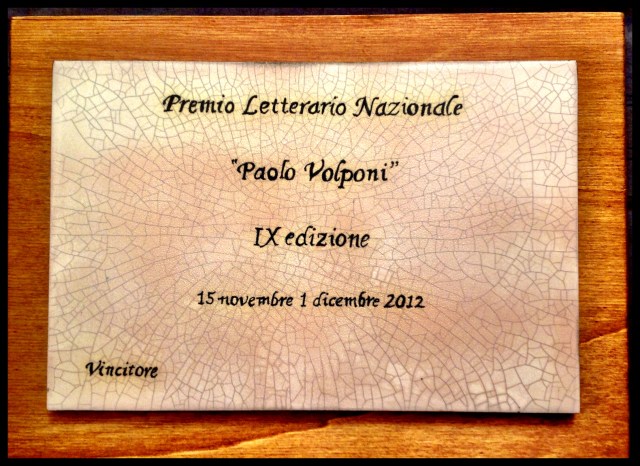 targa premio volponi